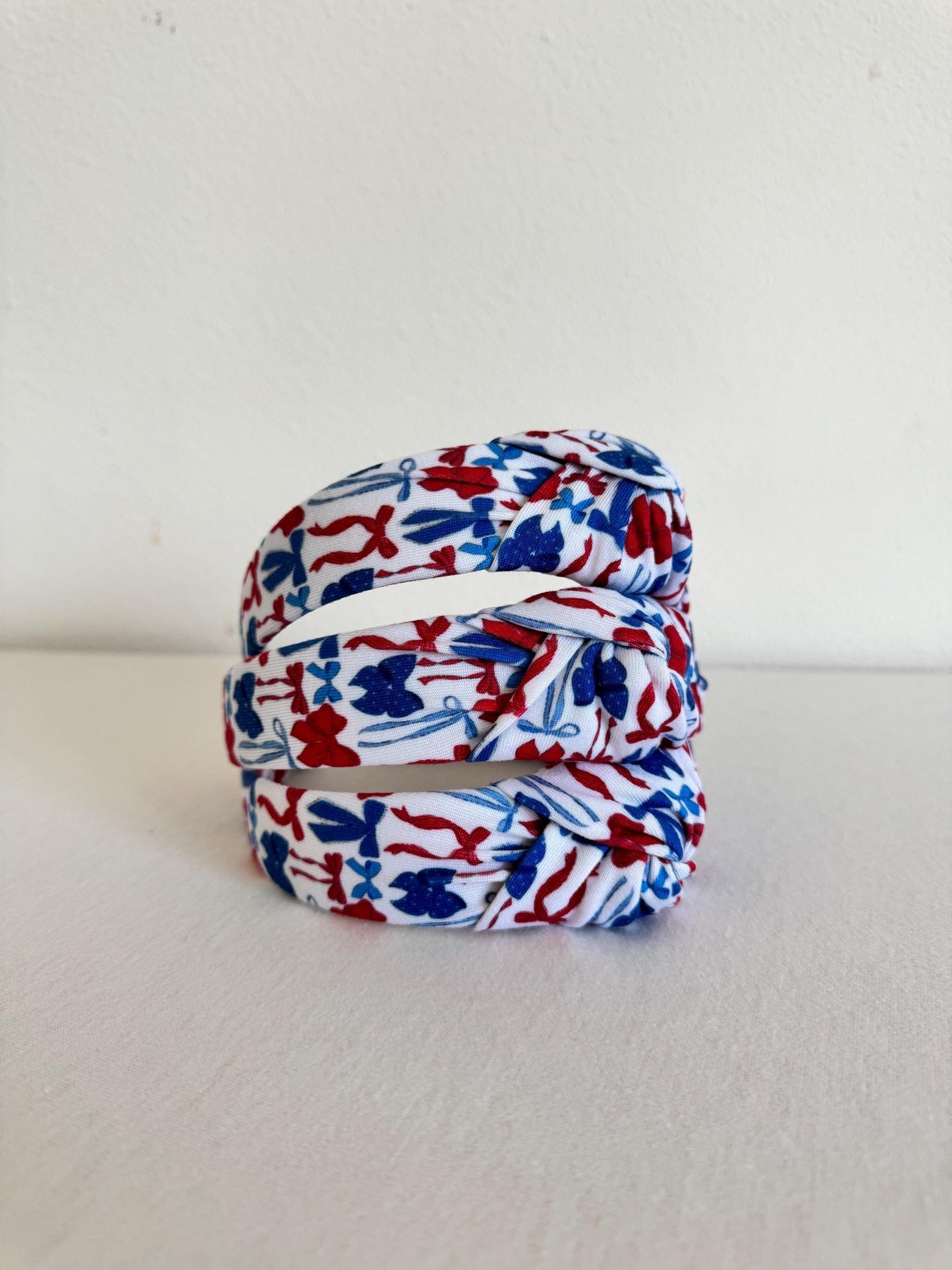 Betsy Ross Bows Headband, Hard Headband , Hair Headband , Patriotic Headband, Brynnbands, 4th of July