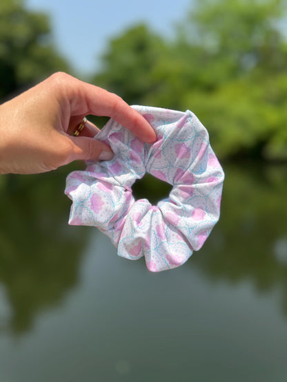 Seashell Swim Scrunchie: Oversized Hair Tie