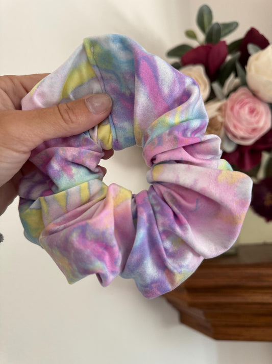 Purple Tie Dye Scrunchie, Oversized Scrunchie, Tie Dye Scrunchie, Brynnbands, Hair Scrunchie, 90s Scrunchie, XL Scrunchie