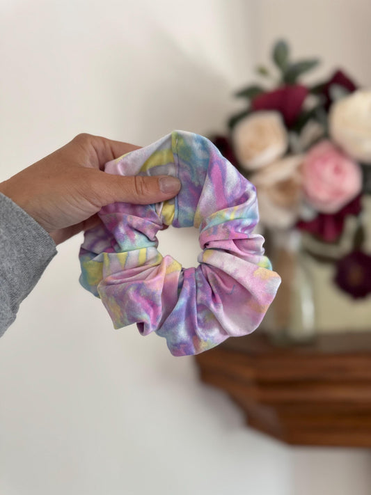 Purple Tie Dye Scrunchie, Oversized Scrunchie, Tie Dye Scrunchie, Brynnbands, Hair Scrunchie, 90s Scrunchie, XL Scrunchie