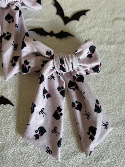 Black Cats Bow, Floppy Bow