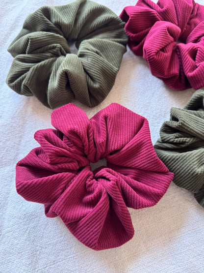 Handmade Corduroy Scrunchie - Brynnbands Hair Accessory