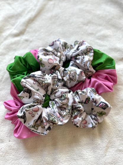 Witches Locket Scrunchie, Halloween Scrunchie, Fall Scrunchie, Soft Scrunchie,  Brynnbands, Fall Scrunchies, Fall Hair