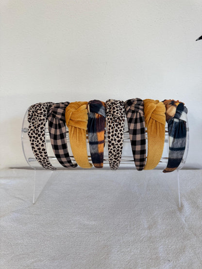 Women's Knotted Headbands, Fall  Headbands