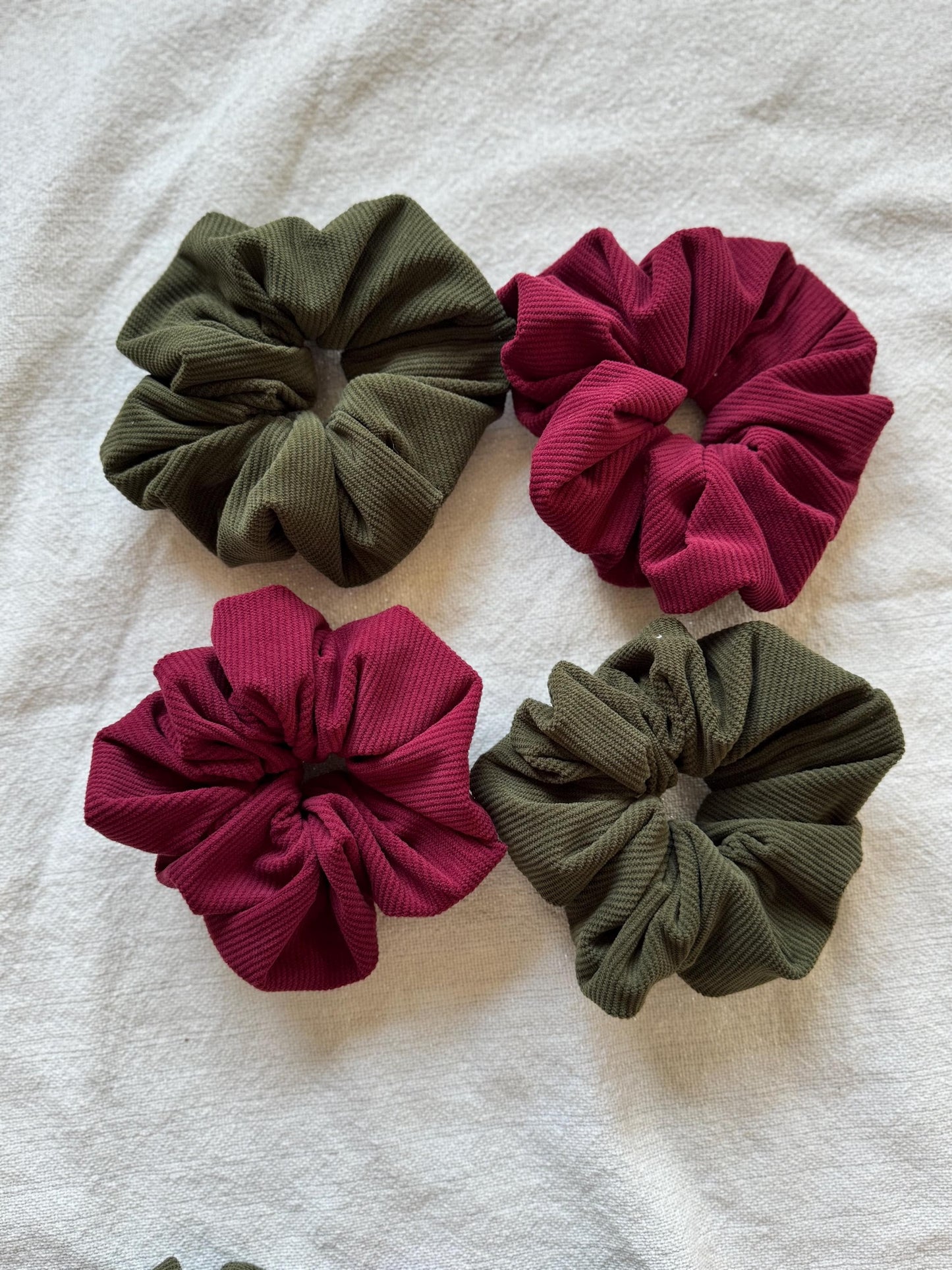 Handmade Corduroy Scrunchie - Brynnbands Hair Accessory