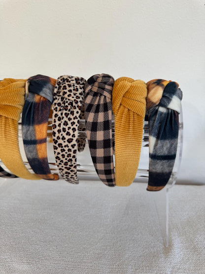 Women's Knotted Headbands, Fall  Headbands