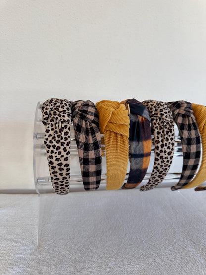 Women's Knotted Headbands, Fall  Headbands