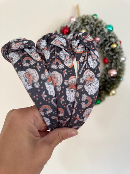 Santas Top Knot Headband