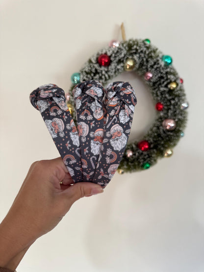Santas Top Knot Headband