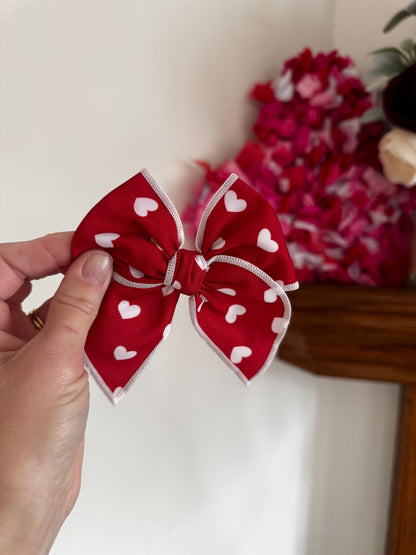 Set of 3 Small Fable Bows Set, Bow Hair Clip, Barrette Hair Clip