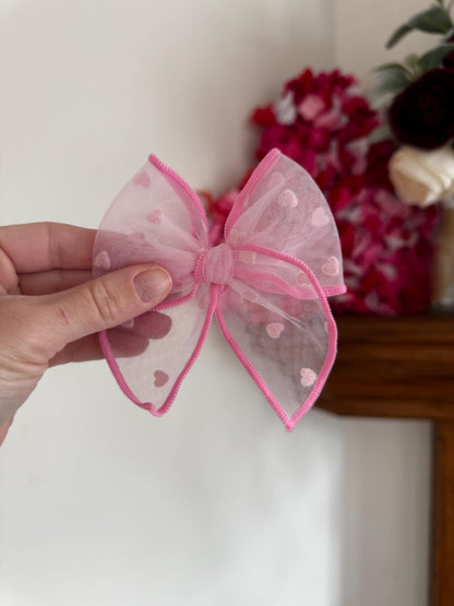 Set of 3 Small Fable Bows Set, Bow Hair Clip, Barrette Hair Clip