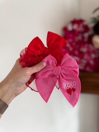 Set of 3 Medium Fable Bows Set, Bow Hair Clip, Barrette Hair Clip