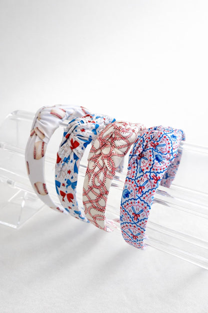Baseball Headbands, Knotted Headband, Brynnbands