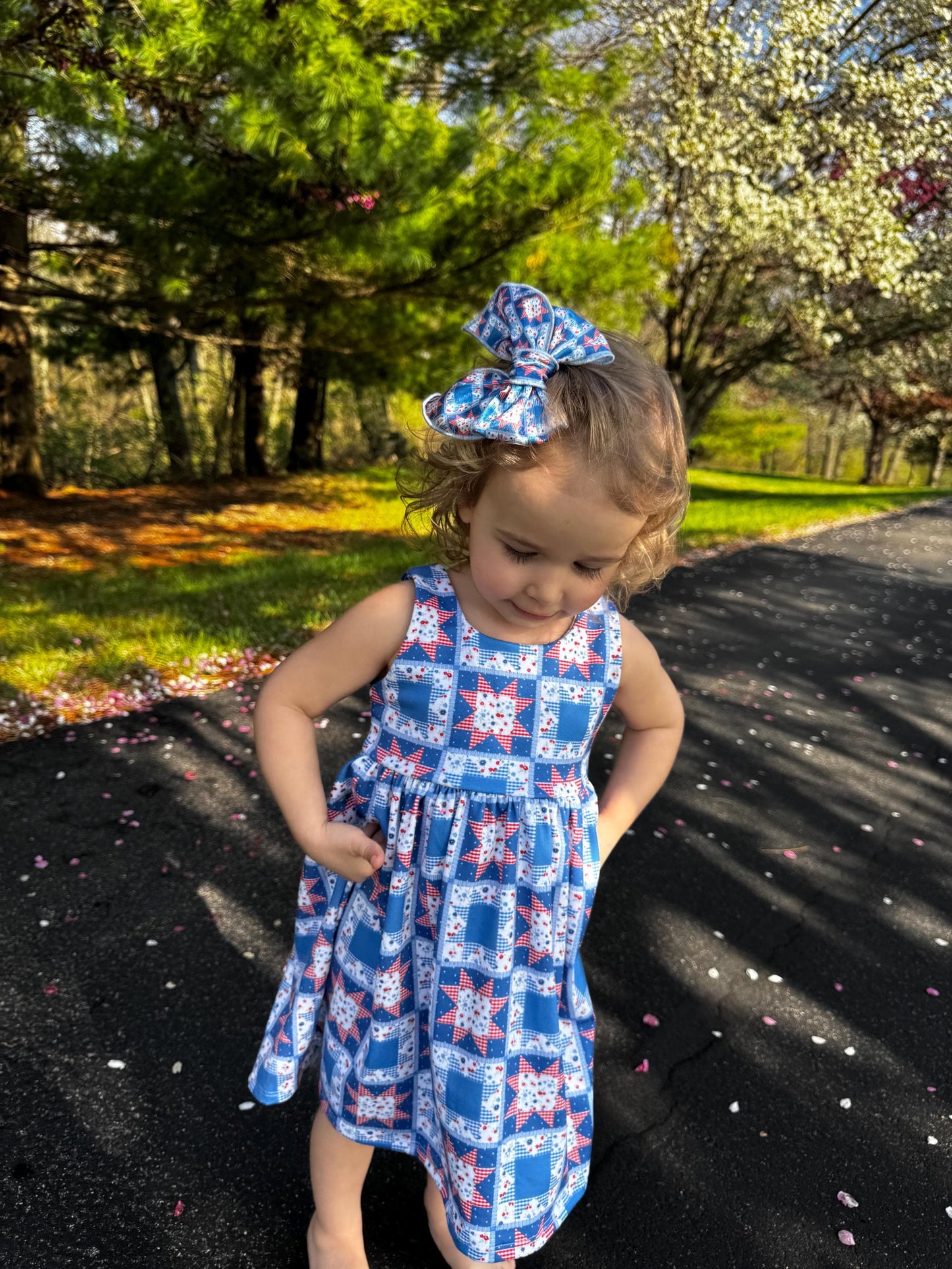 Custom Back to School- Violet Dress- Tank Dress
