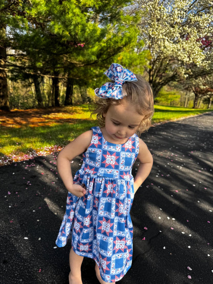 Custom Back to School- Violet Dress- Tank Dress