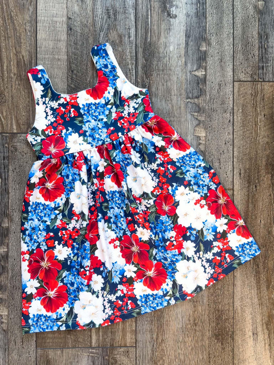 Custom Back to School- Violet Dress- Tank Dress