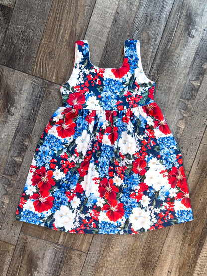 Custom Back to School- Violet Dress- Tank Dress