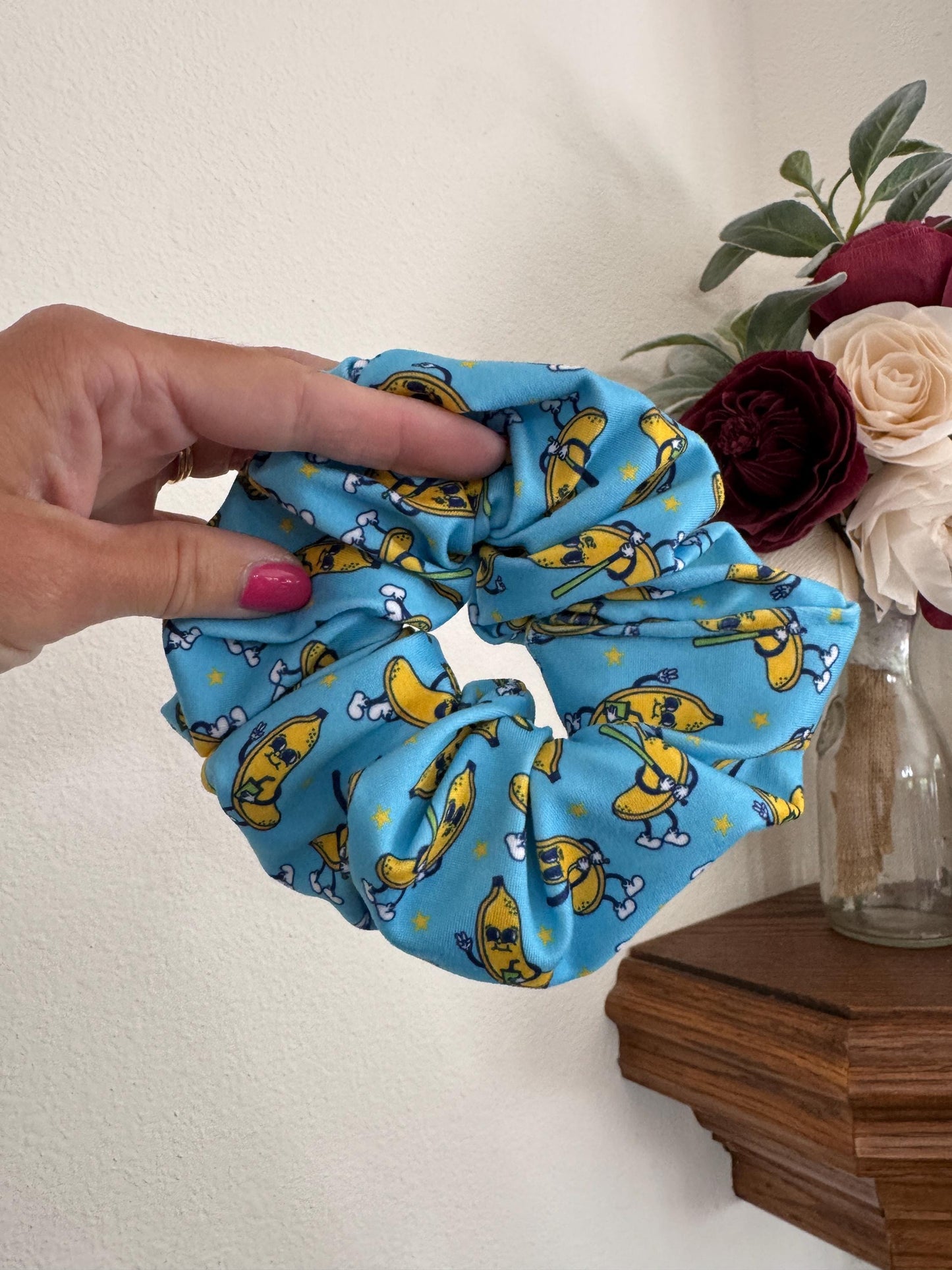 Banana Scrunchies, banana ball,