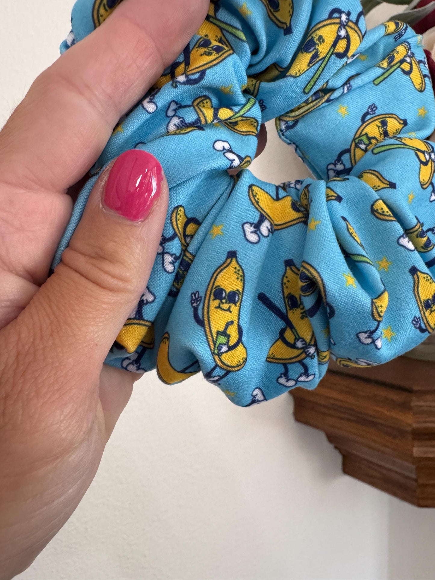 Banana Scrunchies, banana ball,