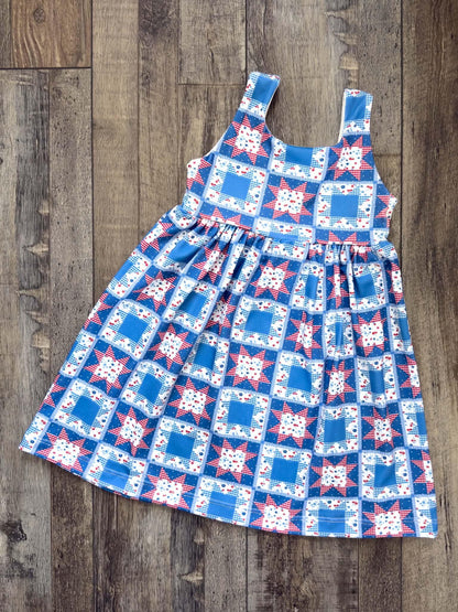 Custom Back to School- Violet Dress- Tank Dress