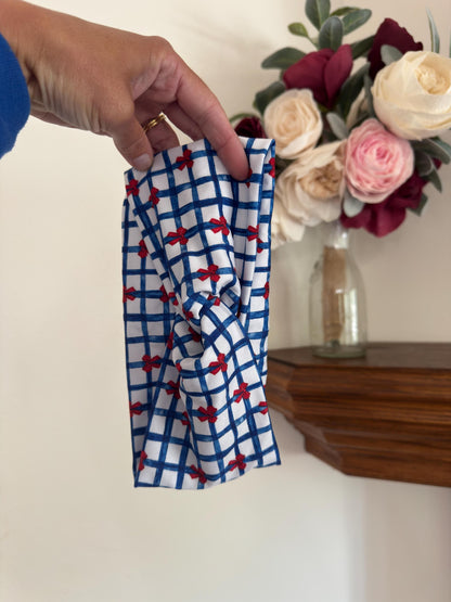 4th of July Turban Headband: Patriotic Knotted Headband