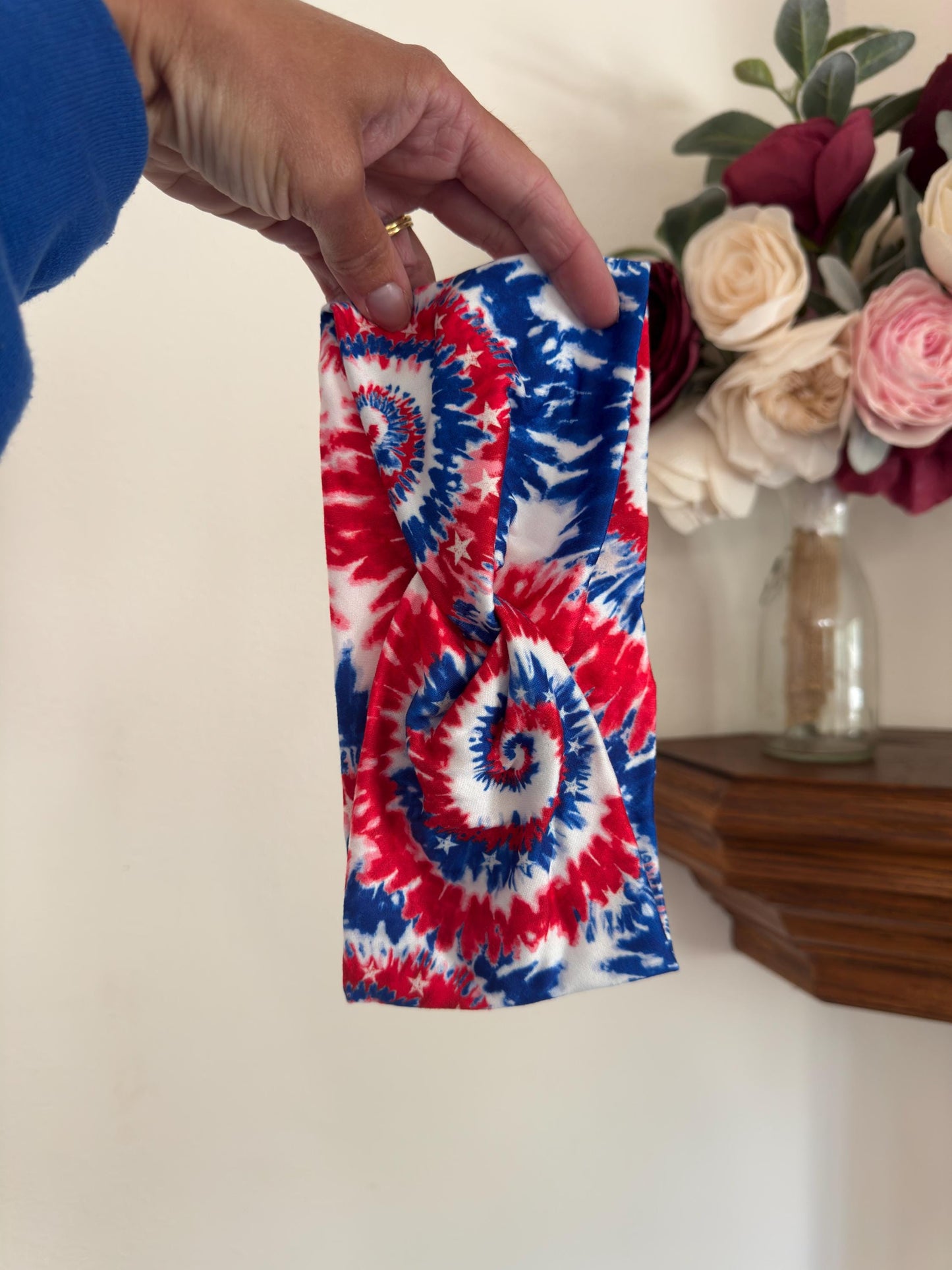 4th of July Turban Headband: Patriotic Knotted Headband