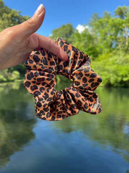 Leopard SWIM Scrunchie, Pool Scrunchie