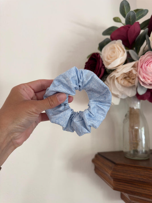 Light Chambray Scrunchie
