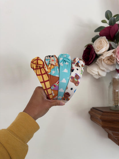 Story Headbands,  Clouds, Plaid, Bears