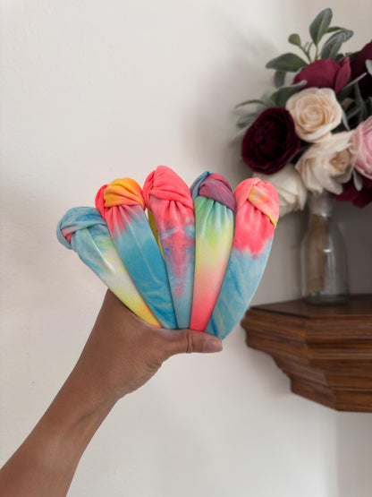 Bright Tie Dye Headband