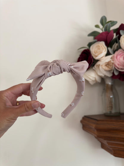 Neutral Floral Headband