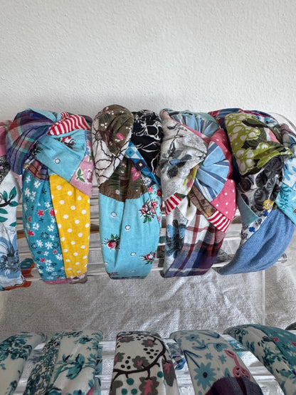 REPURPOSED Quilted Headband