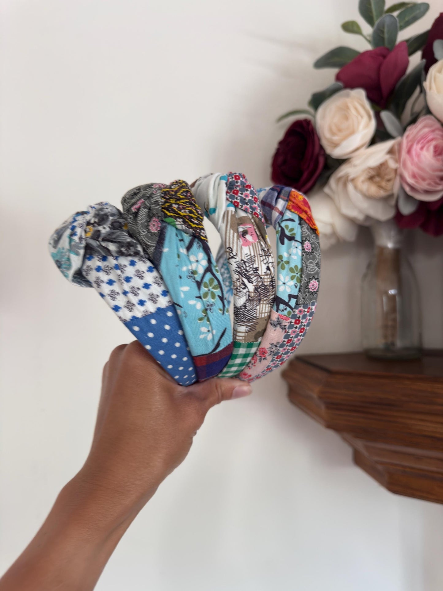REPURPOSED Quilted Headband