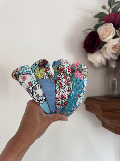 REPURPOSED Quilted Headband
