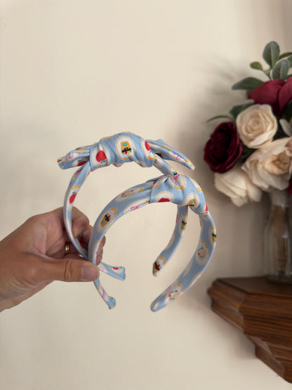 Blue School Supplies, Back to School Headband,  Teacher Headband