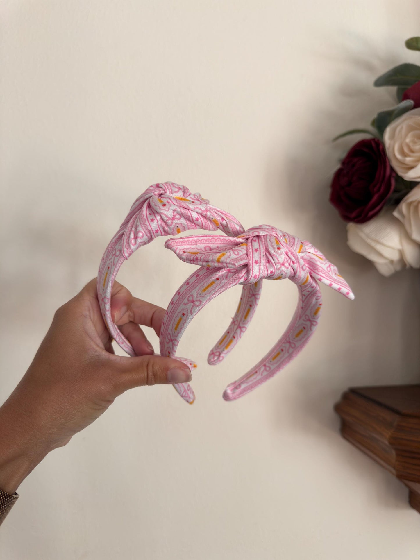 Pencils & Bows, Back to School Headband,  Teacher Headband
