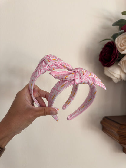 Pencils & Bows, Back to School Headband,  Teacher Headband