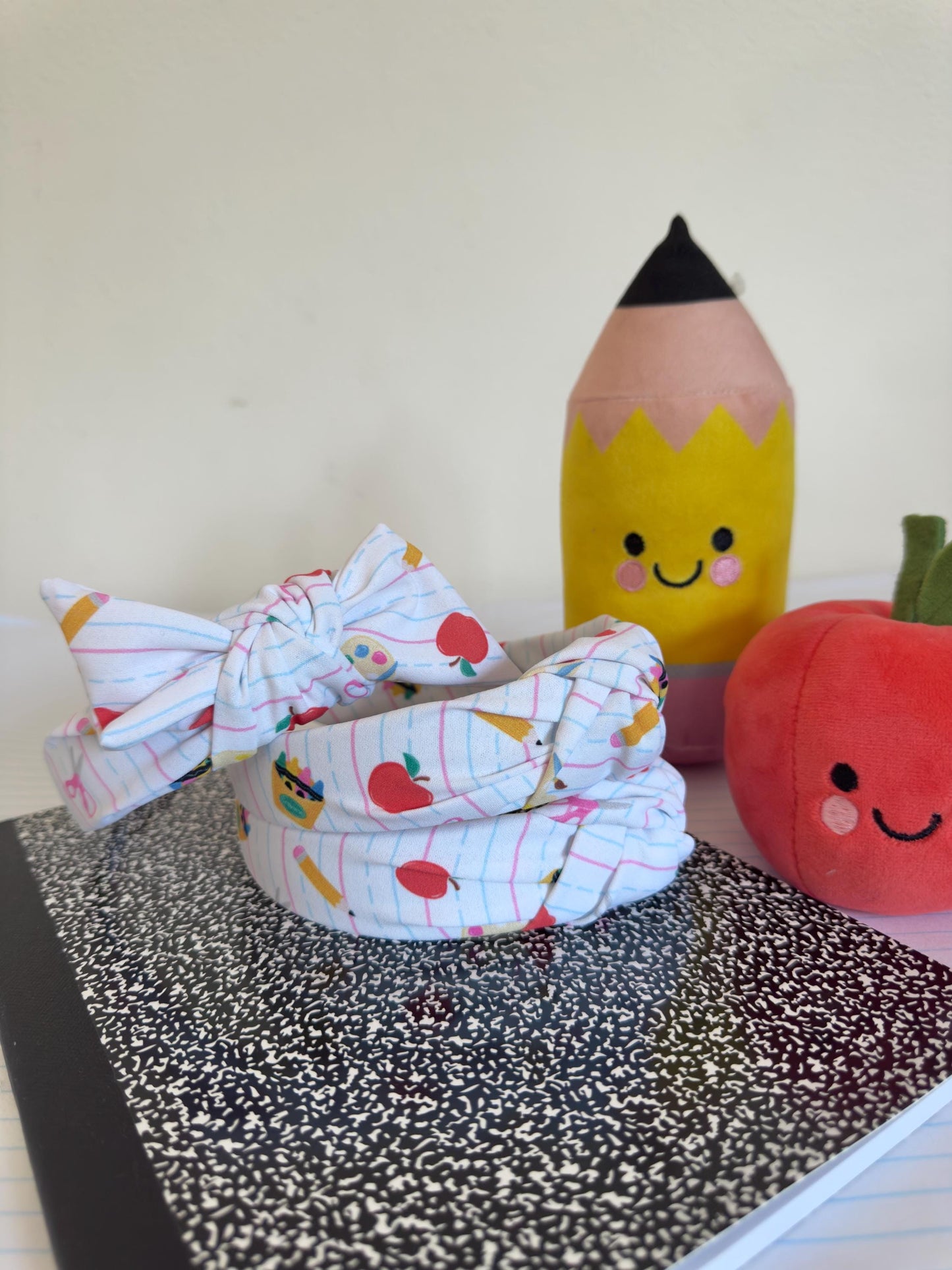 White School Supplies, Back to School Headband, Teacher Headband