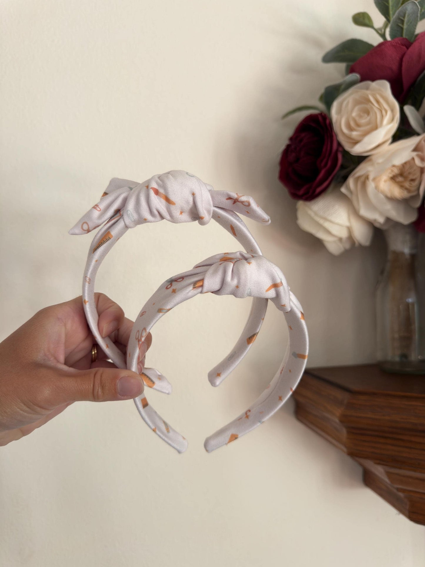 Neutral Back to School Headband,  Teacher Headband