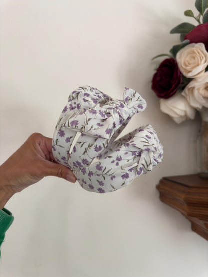 Purple Floral Headband,