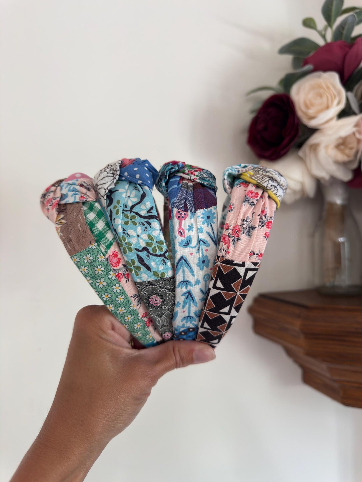 REPURPOSED Quilted Headband