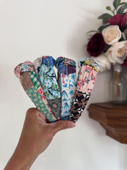 REPURPOSED Quilted Headband