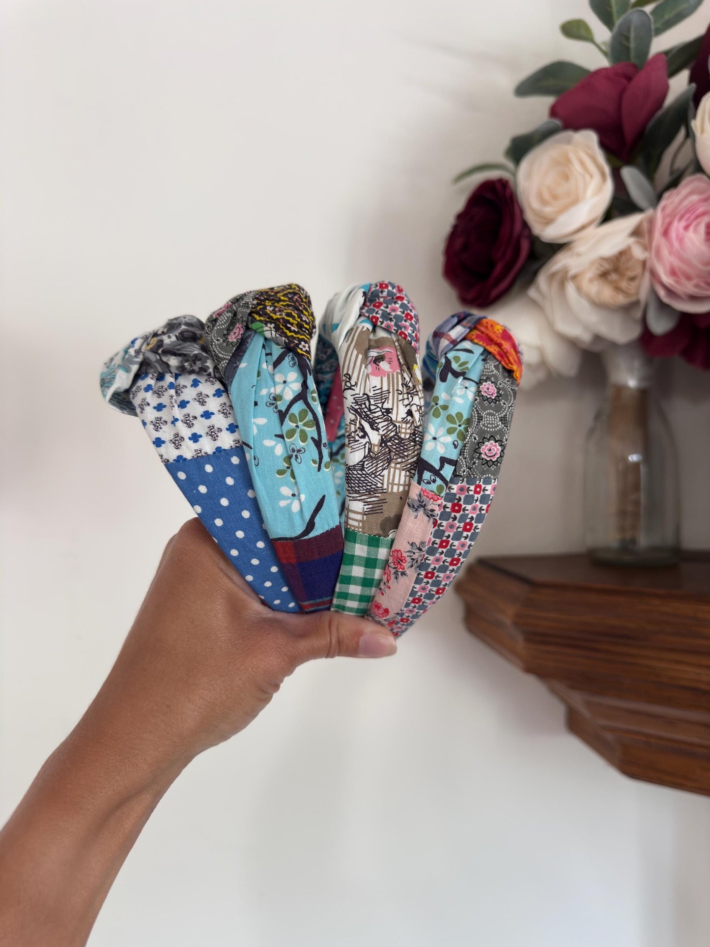 REPURPOSED Quilted Headband