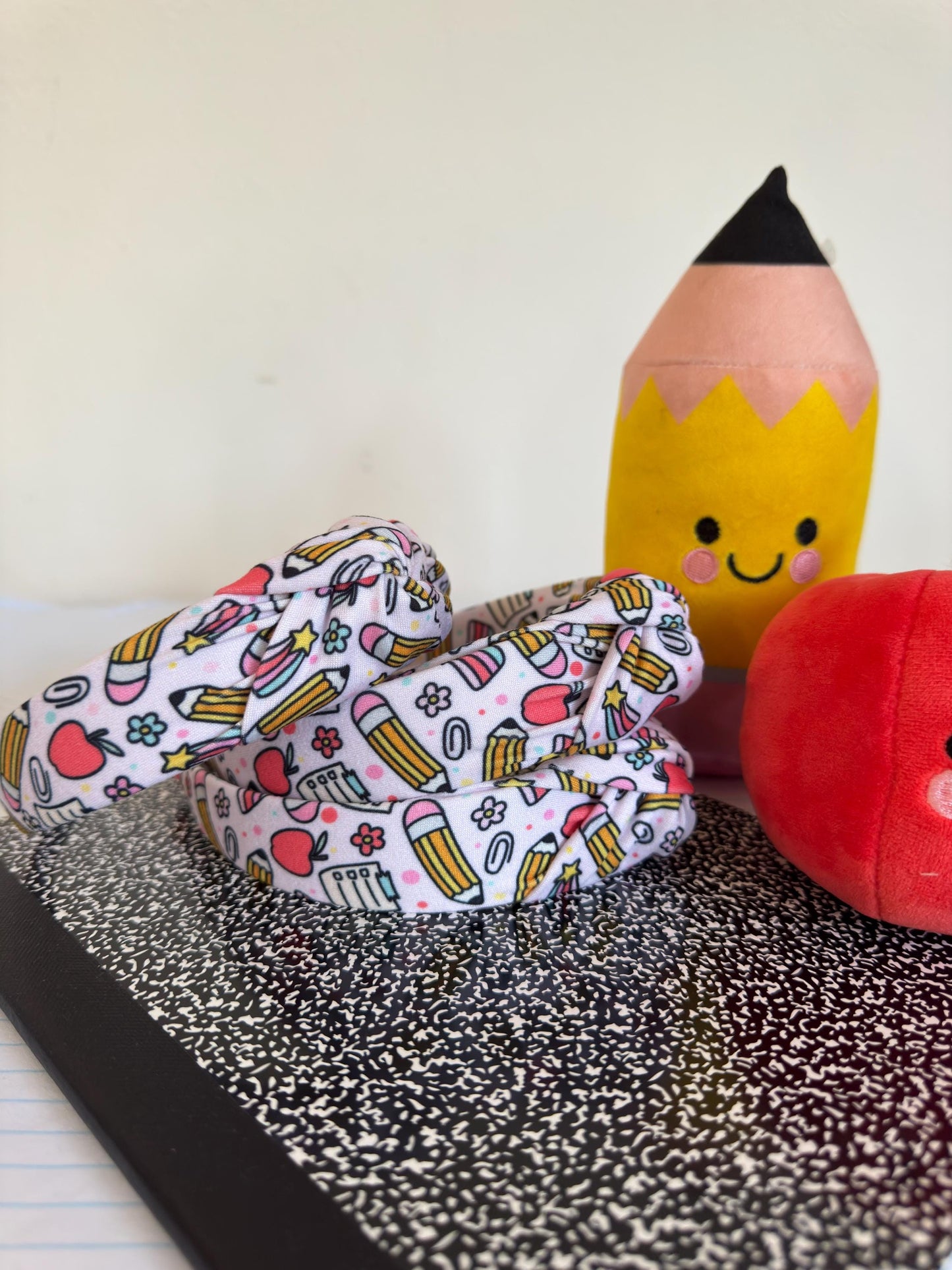 Pencils & Apples, Back to School Headband,  Teacher Headband
