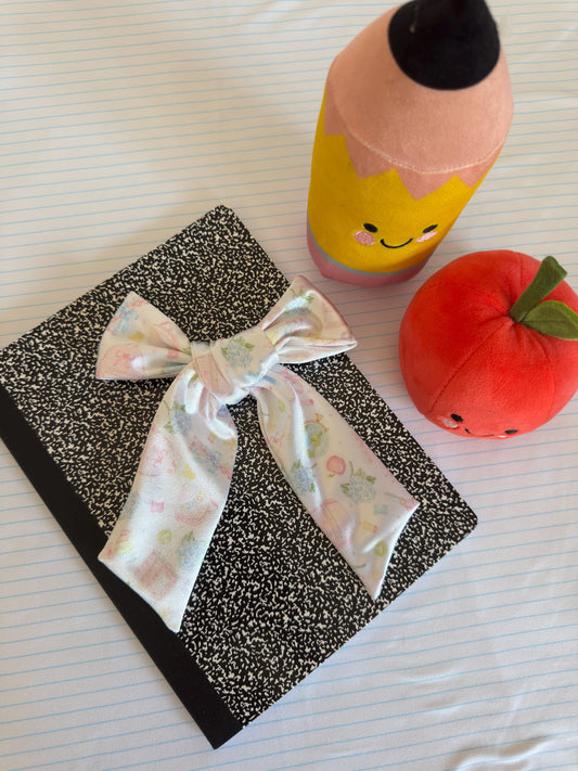 Back to School Bow, Watercolor Supplies