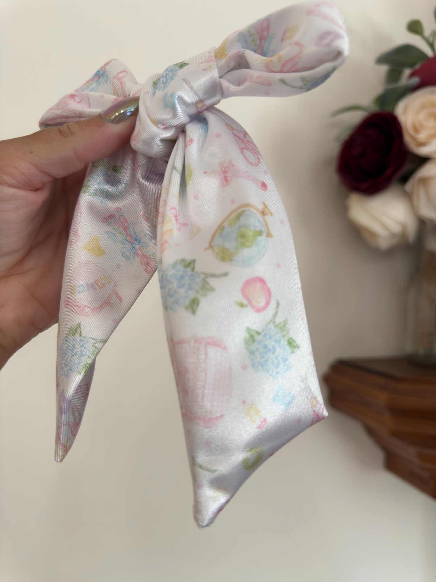Back to School Bow, Watercolor Supplies