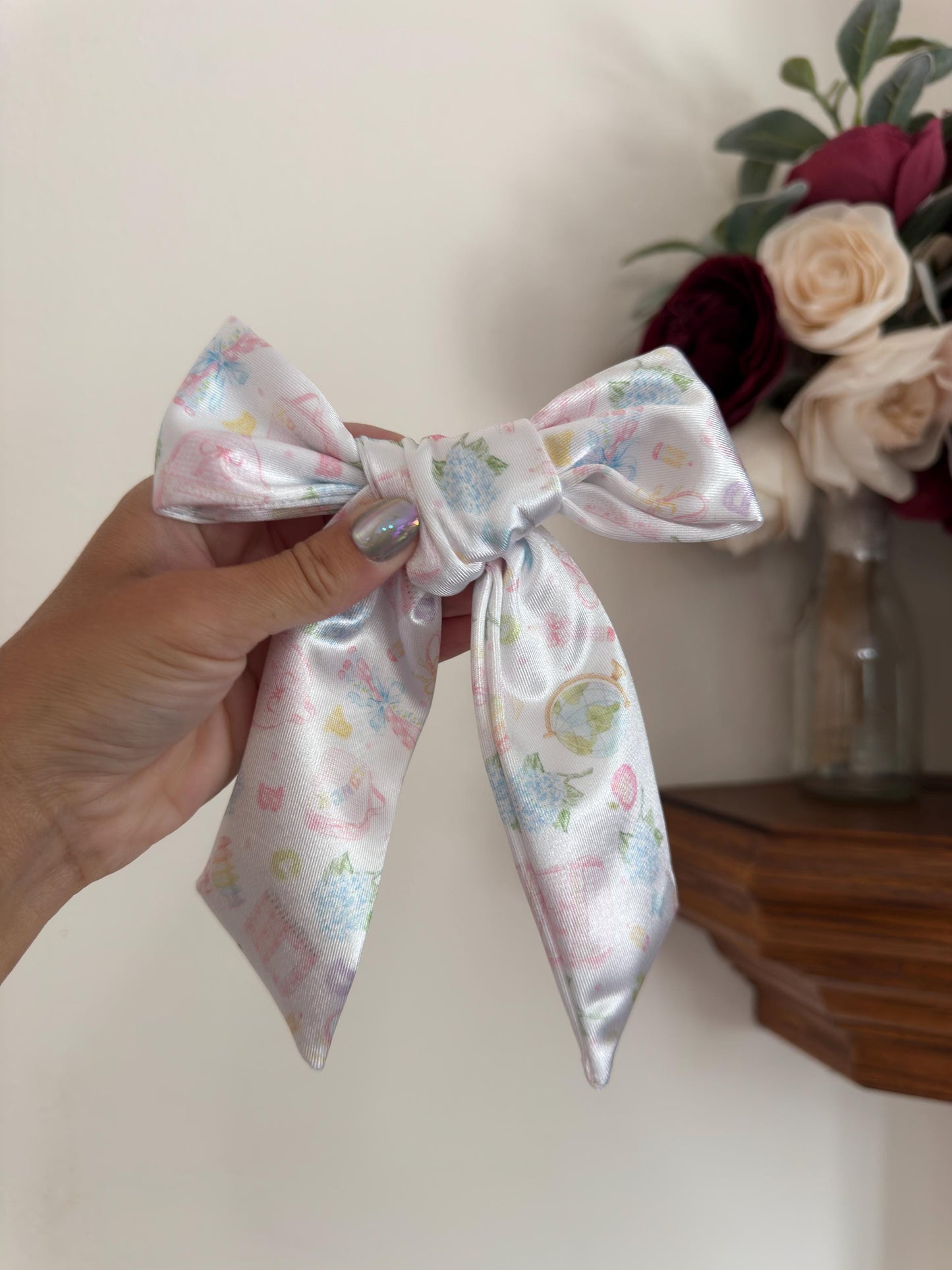 Back to School Bow, Watercolor Supplies