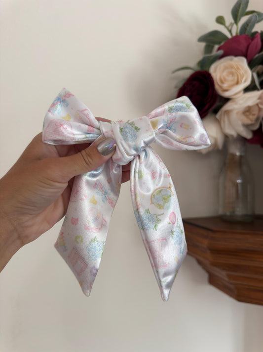 Back to School Bow, Watercolor Supplies
