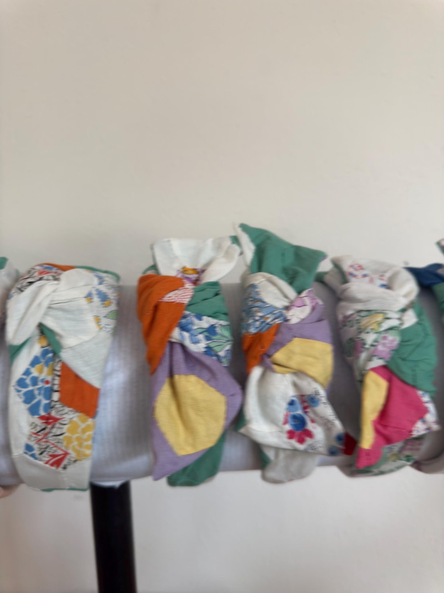 REPURPOSED Quilt Top  Headband