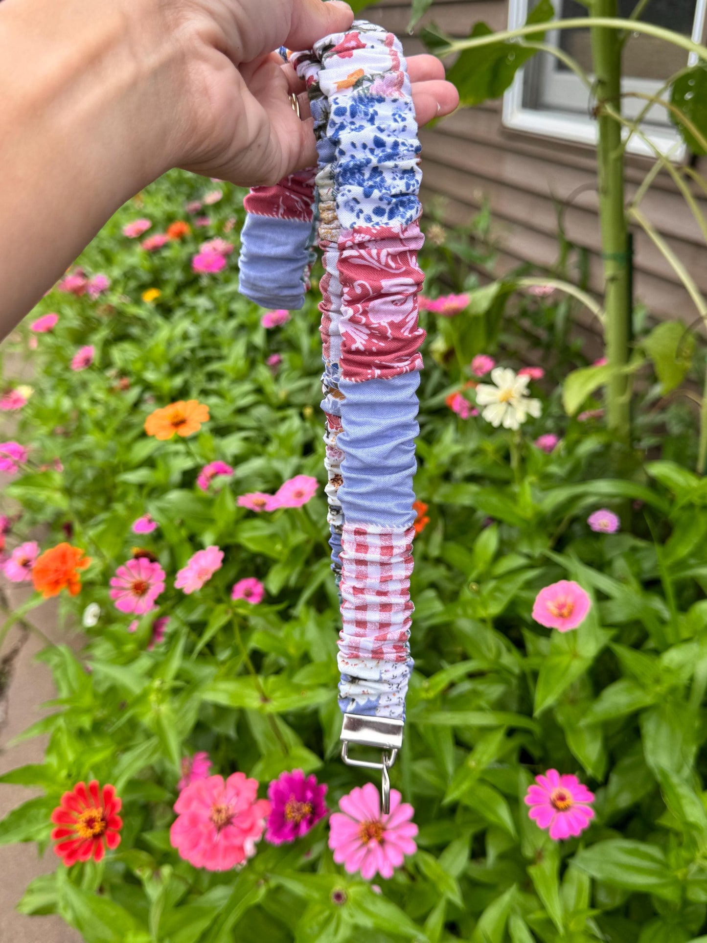 Faux Patchwork Lanyards & Wristlets